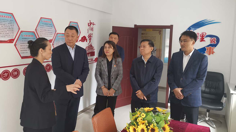 沈陽市委政法委書記宋誠率隊調研
