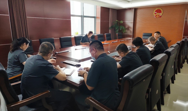 今年8月下旬，召開審判執(zhí)行質(zhì)效指標(biāo)工作調(diào)度會(huì)。_編輯