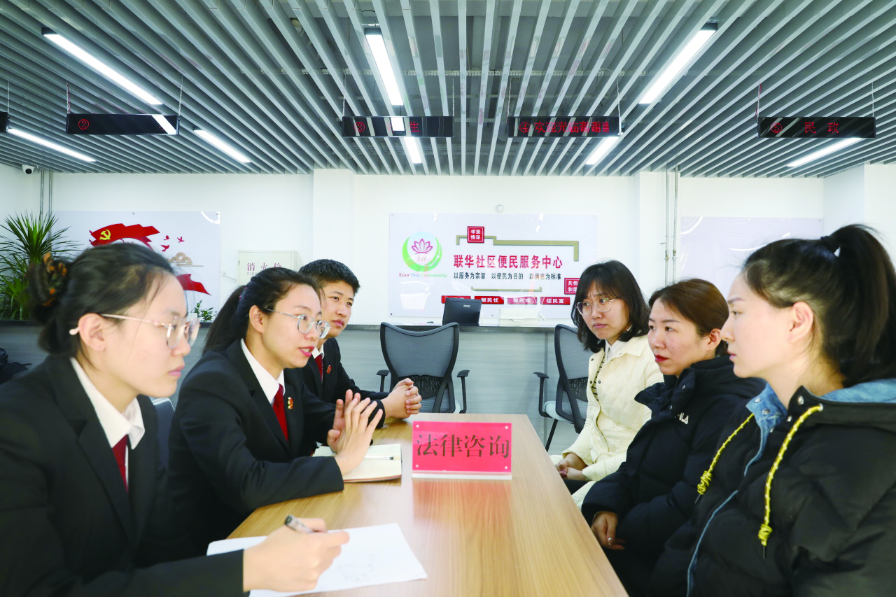 大連長興島法院：普法+答疑+倡議