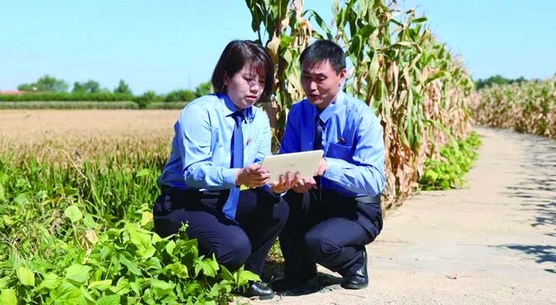 辦案檢察官對調(diào)查中發(fā)現(xiàn)的破損、開裂、下陷路段的修復(fù)情況進(jìn)行巡查監(jiān)督(1)