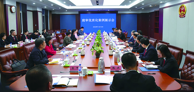 鞍山市中級(jí)人民法院邀請(qǐng)全國(guó)人大代表參加庭審優(yōu)質(zhì)化案例展示會(huì)