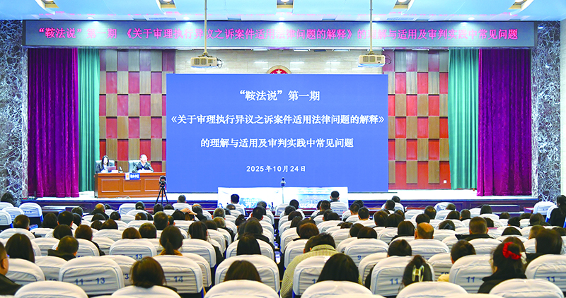 鞍山中院組織開展“鞍法說”實(shí)務(wù)講壇系列活動